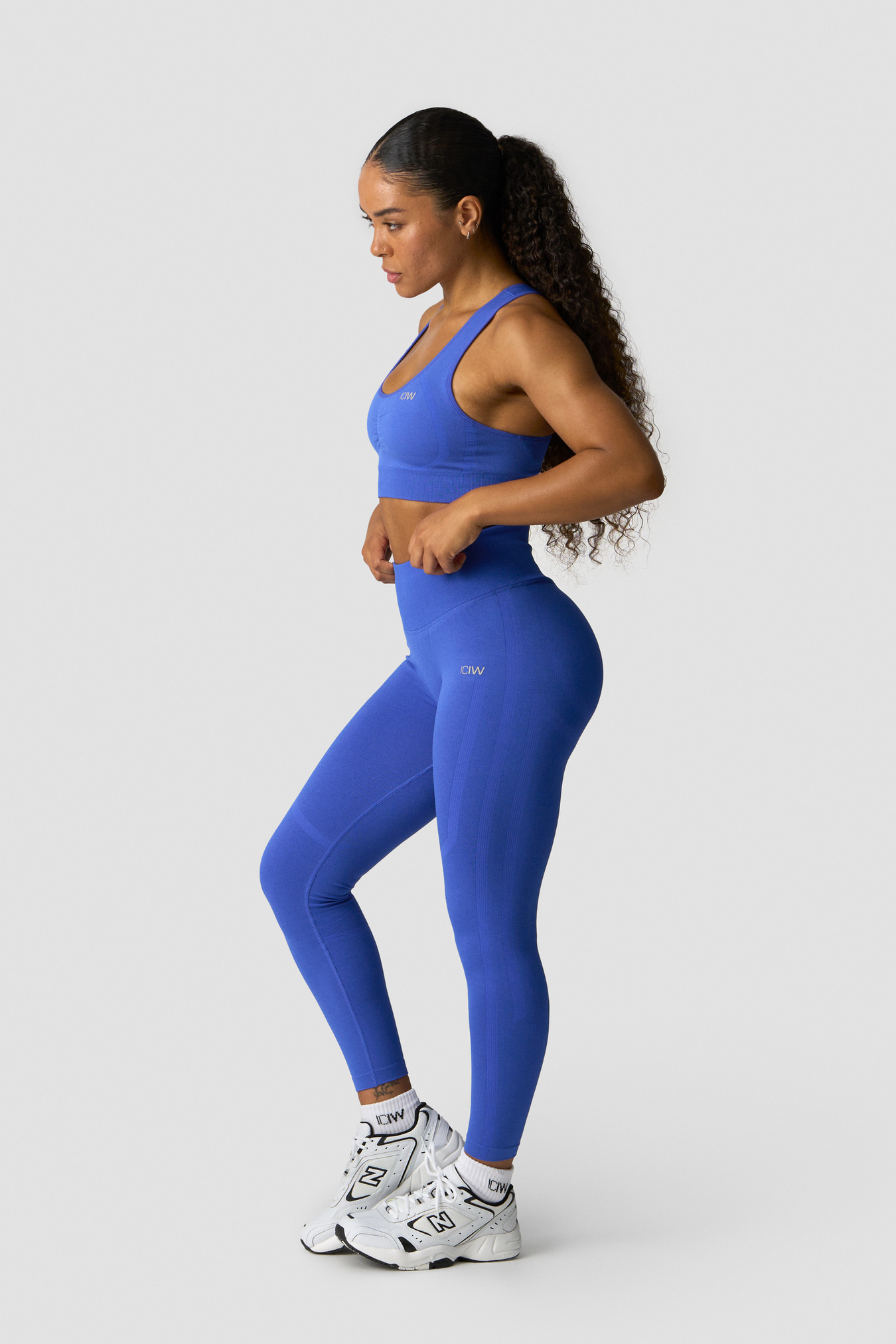 Rush Seamless Tights Virtual Blue Melange - Bild 4