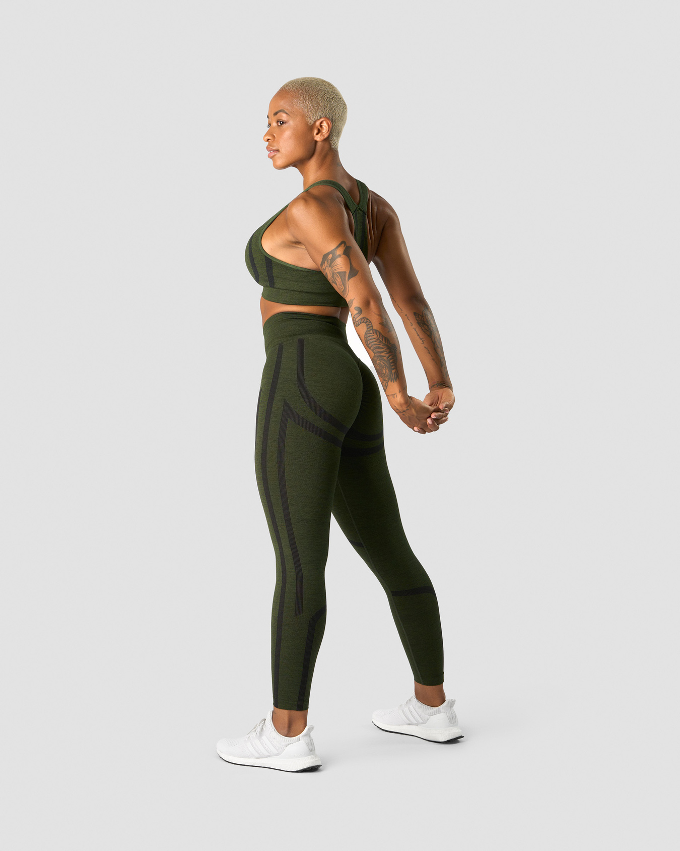 Rush Seamless Tights Dark Green - Bild 5