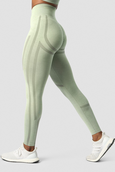 Rush Seamless Tights Sage Green - undefined