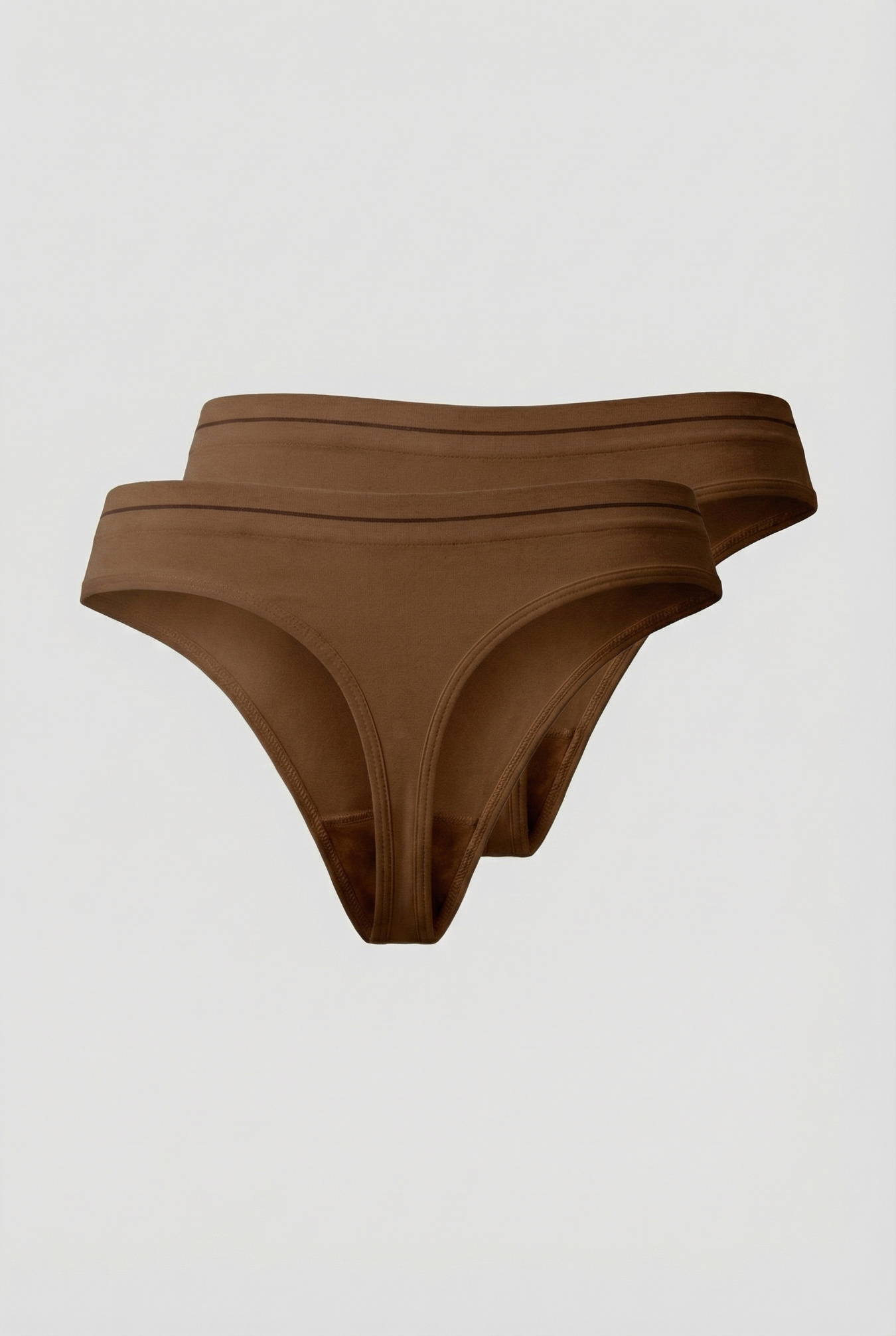 Everyday Seamless Thong 2-pack Cinnamon - bilde 2