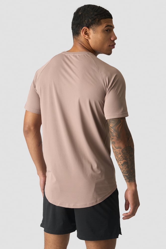 Stride Raglan Mesh T-shirt Men Light Mauve