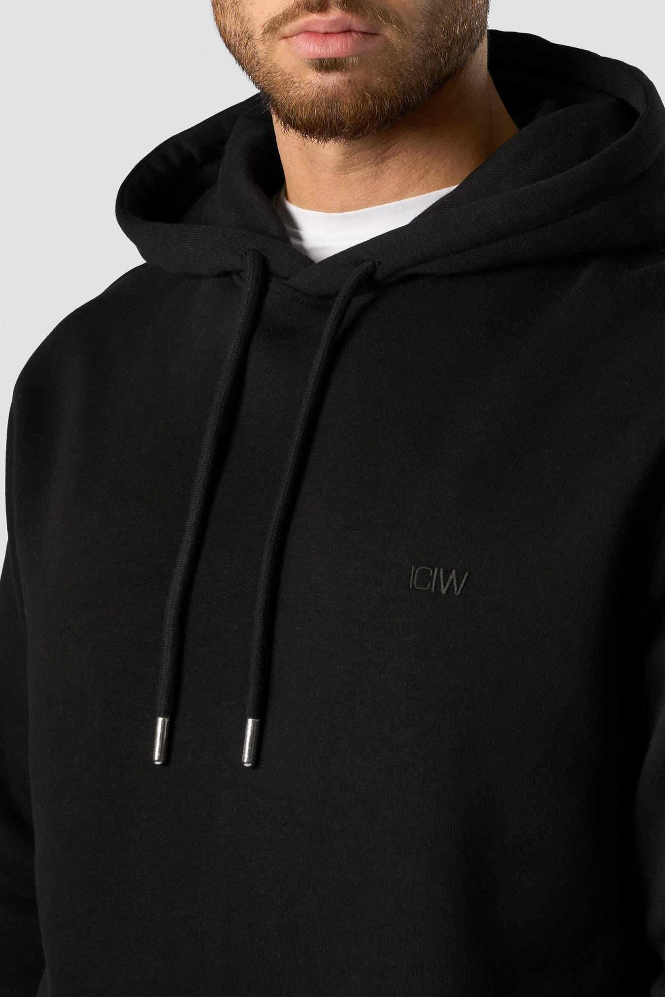 Everyday Hoodie Side Logo Men Black - immagine $