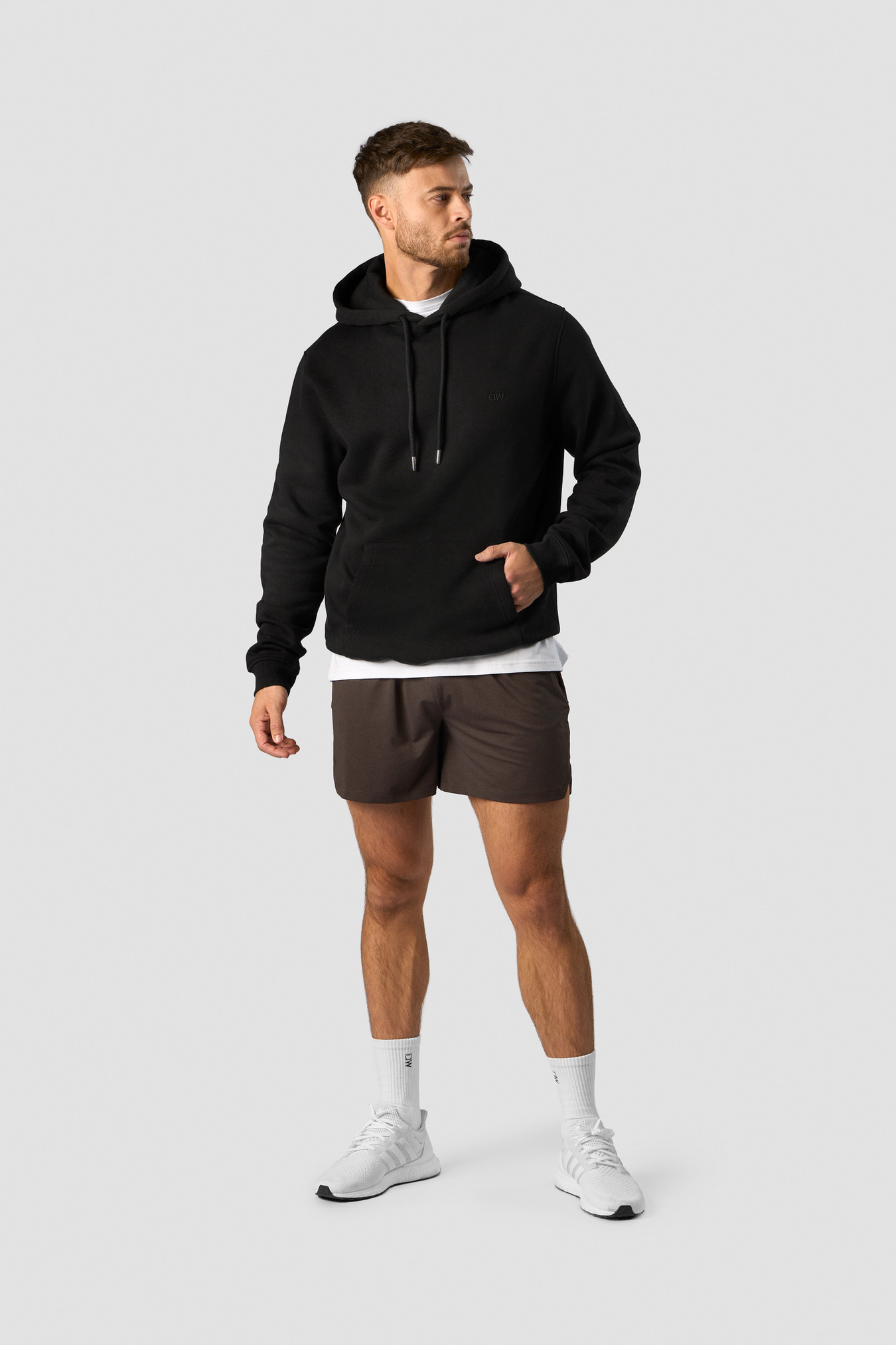 Everyday Hoodie Side Logo Men Black - immagine $