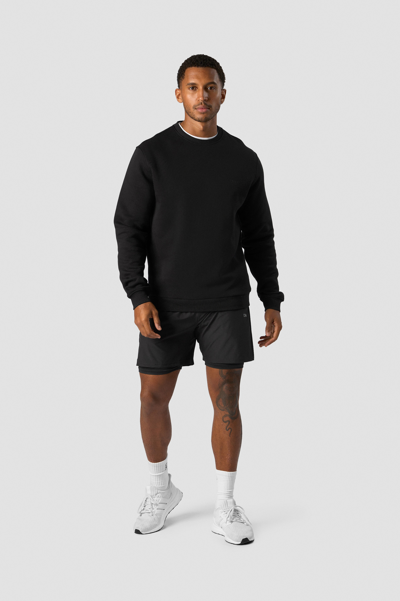 Everyday Crewneck Side Logo Men Black - billede 4