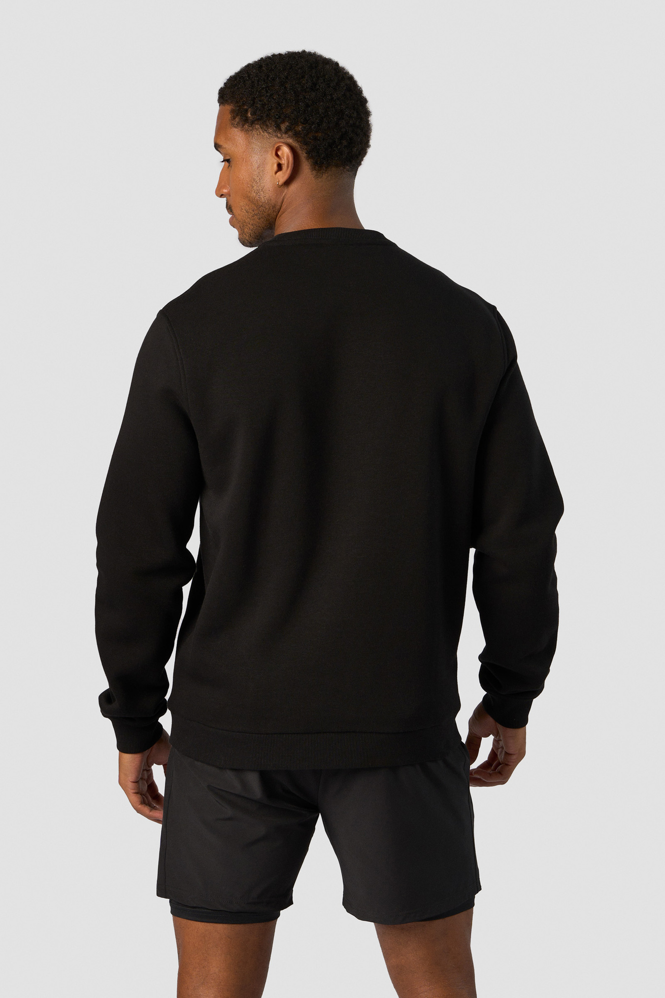 Everyday Crewneck Side Logo Men Black - billede 2