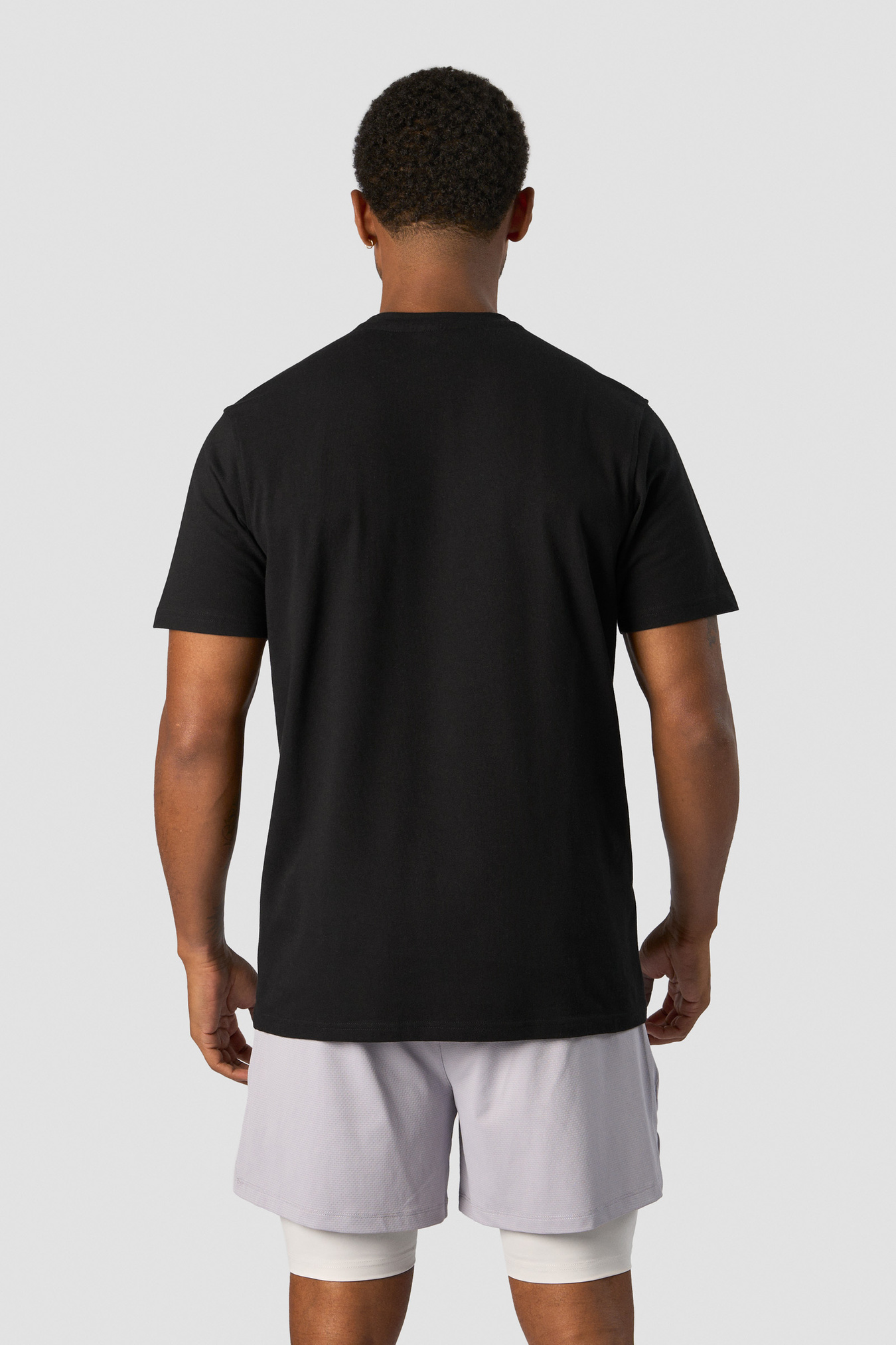 Everyday Cotton T-shirt Side Logo Men Black - billede 2