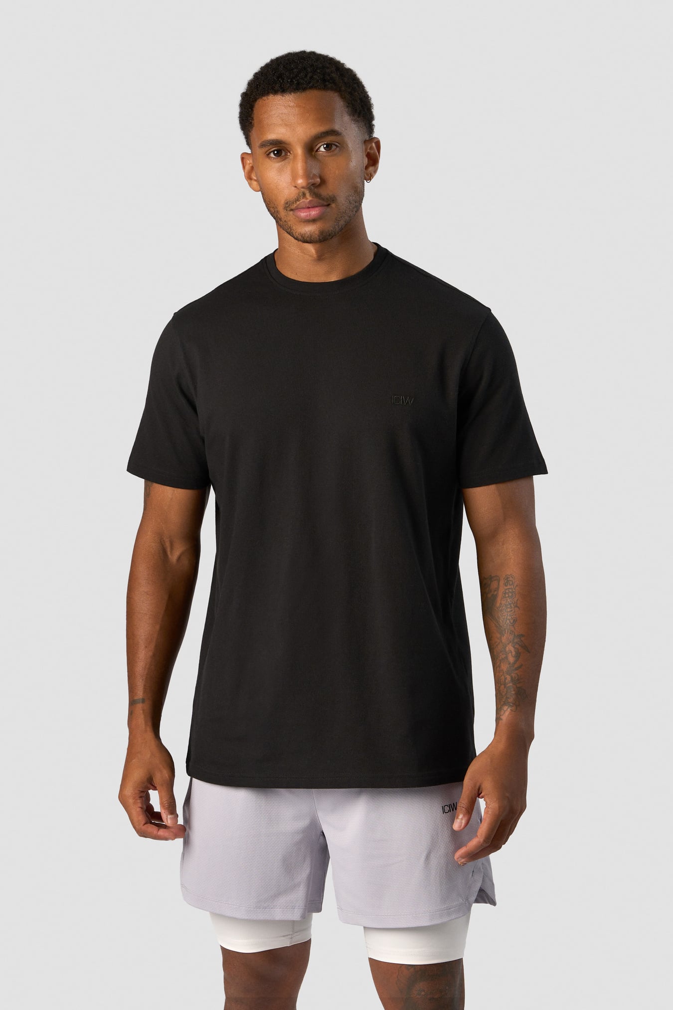 Everyday Cotton T-shirt Side Logo Men Black - billede 1