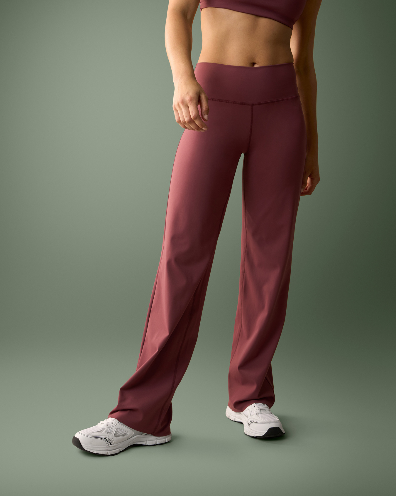 Nimble Straight Leg Pants Wild Berry - bild 6
