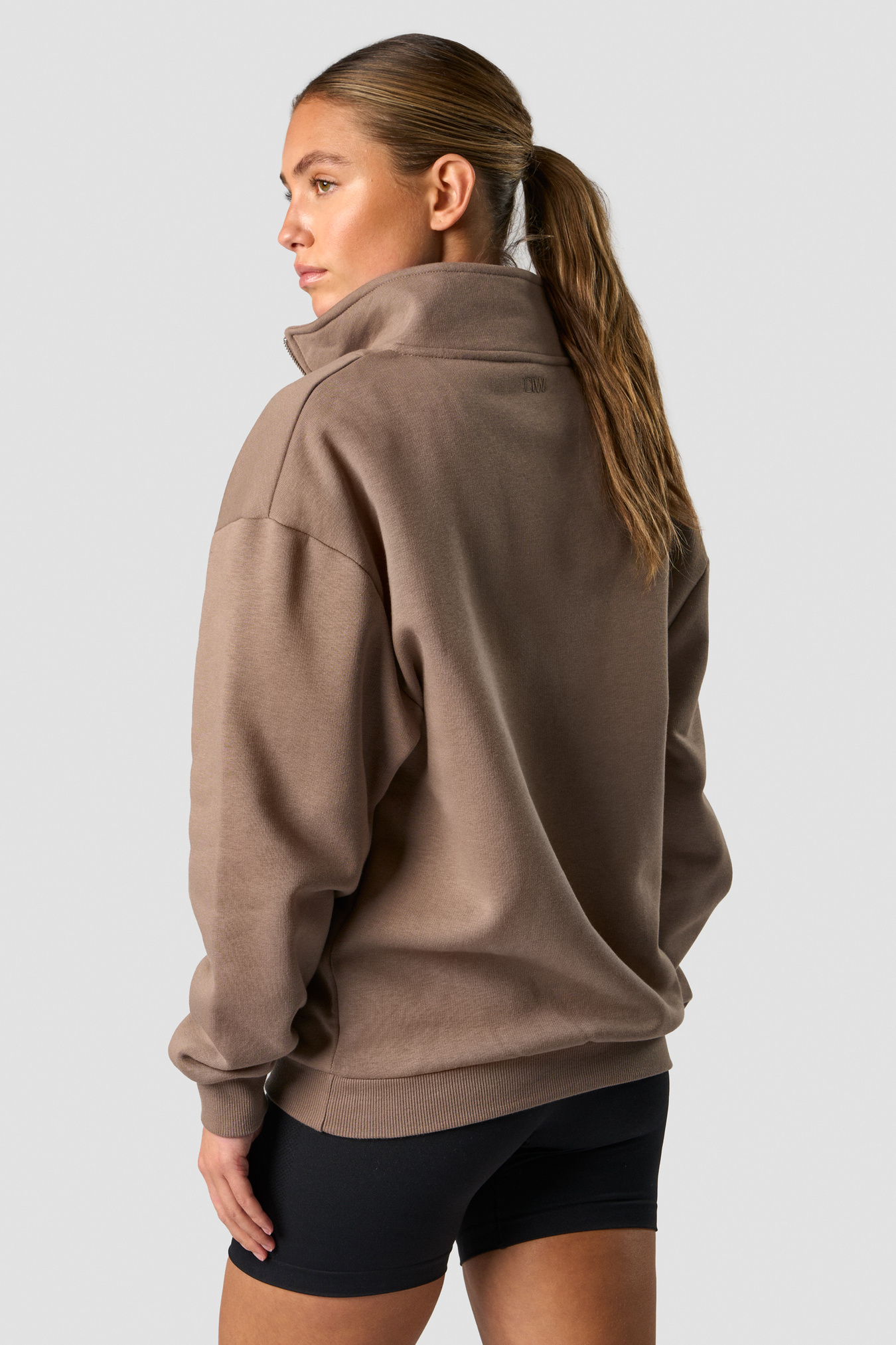 Nimble 1/4 Zip Autumn Brown - bilde 3
