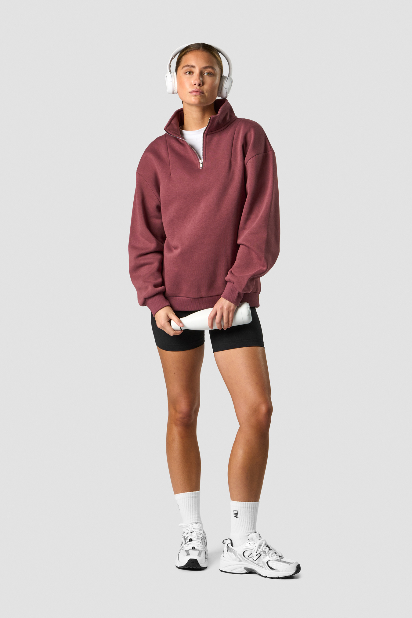 Nimble 1/4 Zip Wild Berry - afbeelding 1