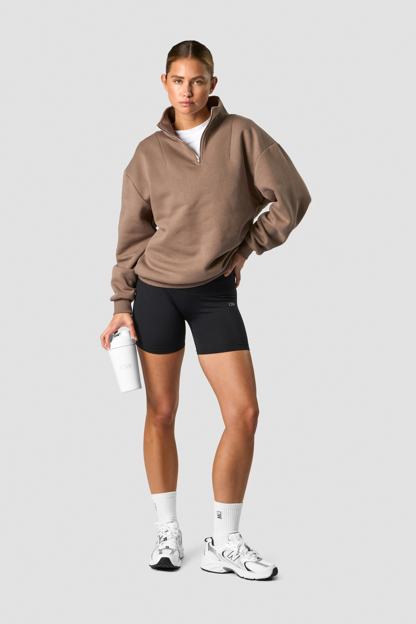 Nimble 1/4 Zip Autumn Brown - bilde 4