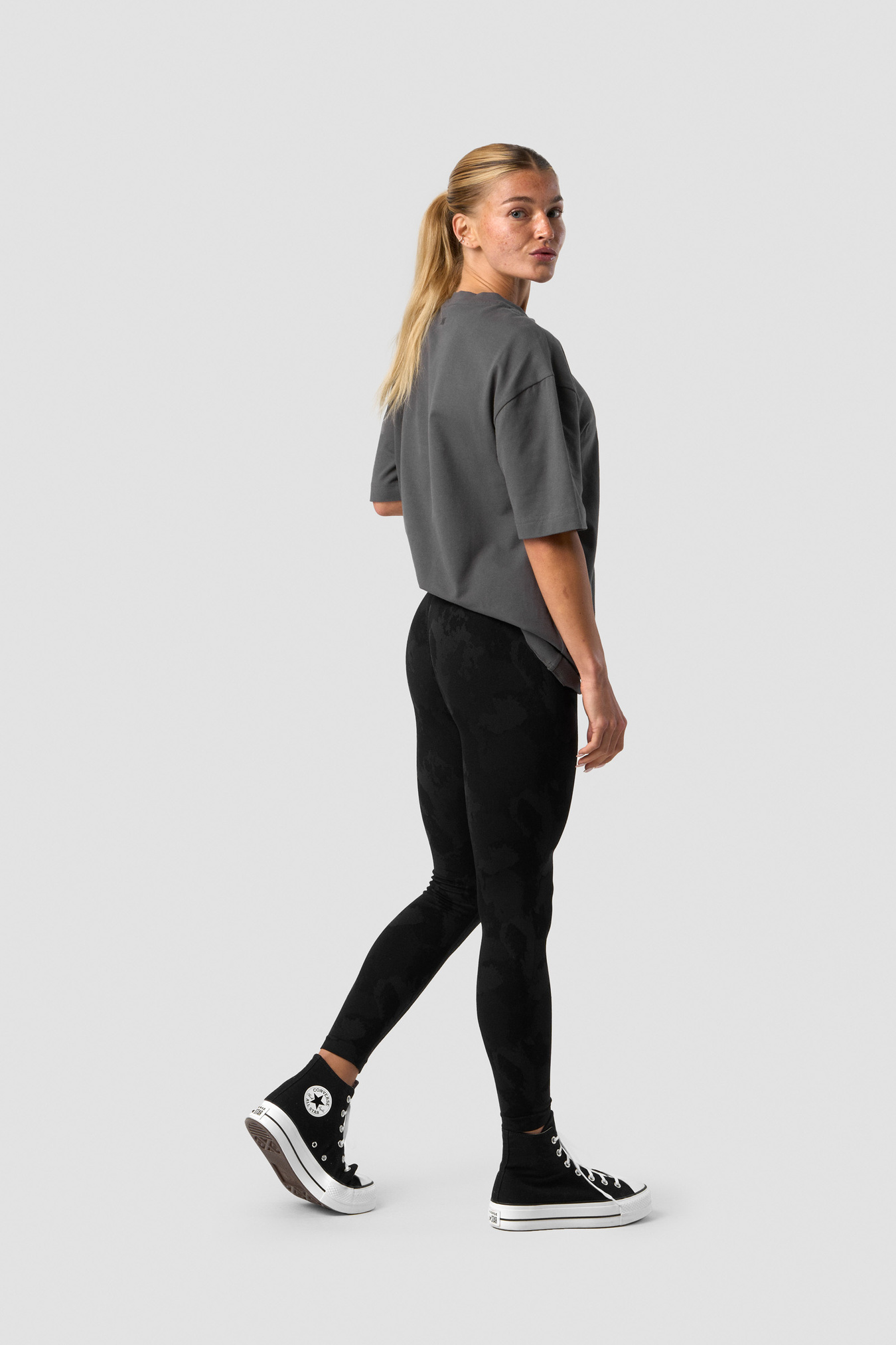 Everyday Cotton T-shirt Dark Grey - afbeelding 3