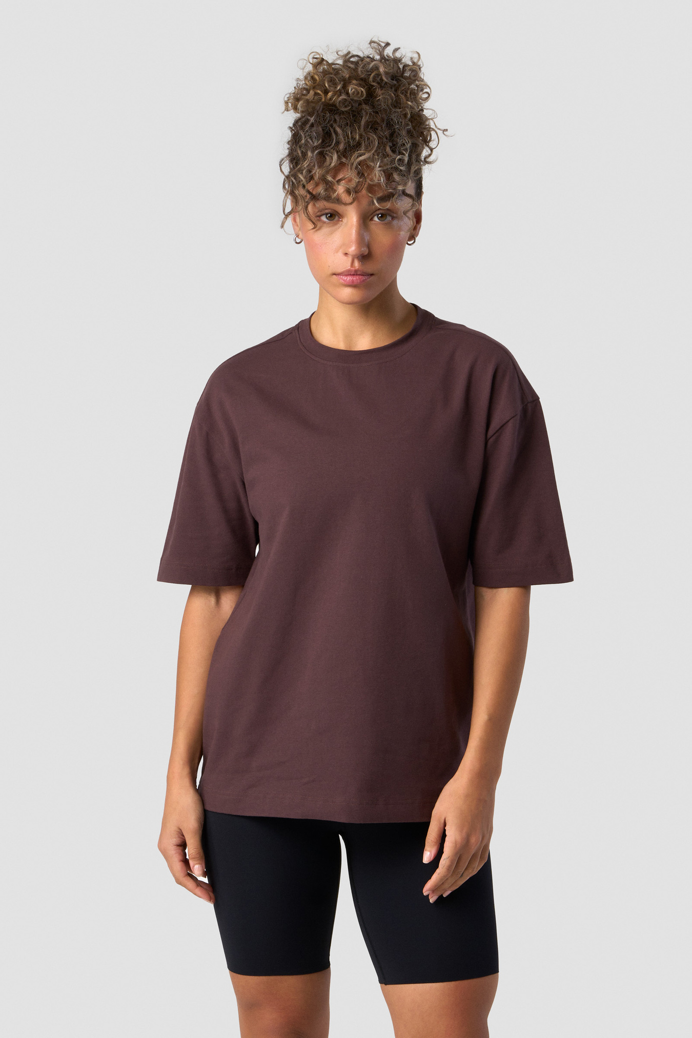 Everyday Cotton T-shirt Burgundy - image 2