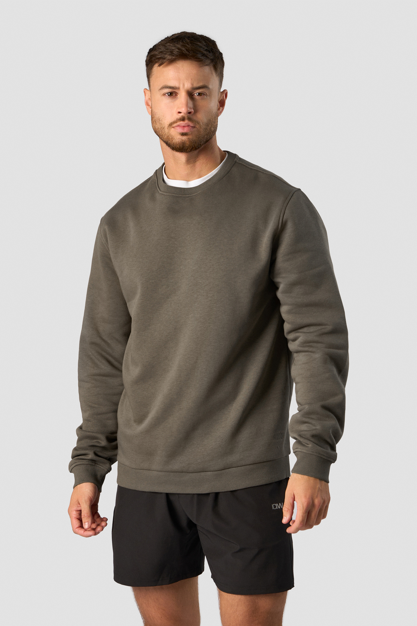 Everyday Crewneck Men Khaki Green - image 1