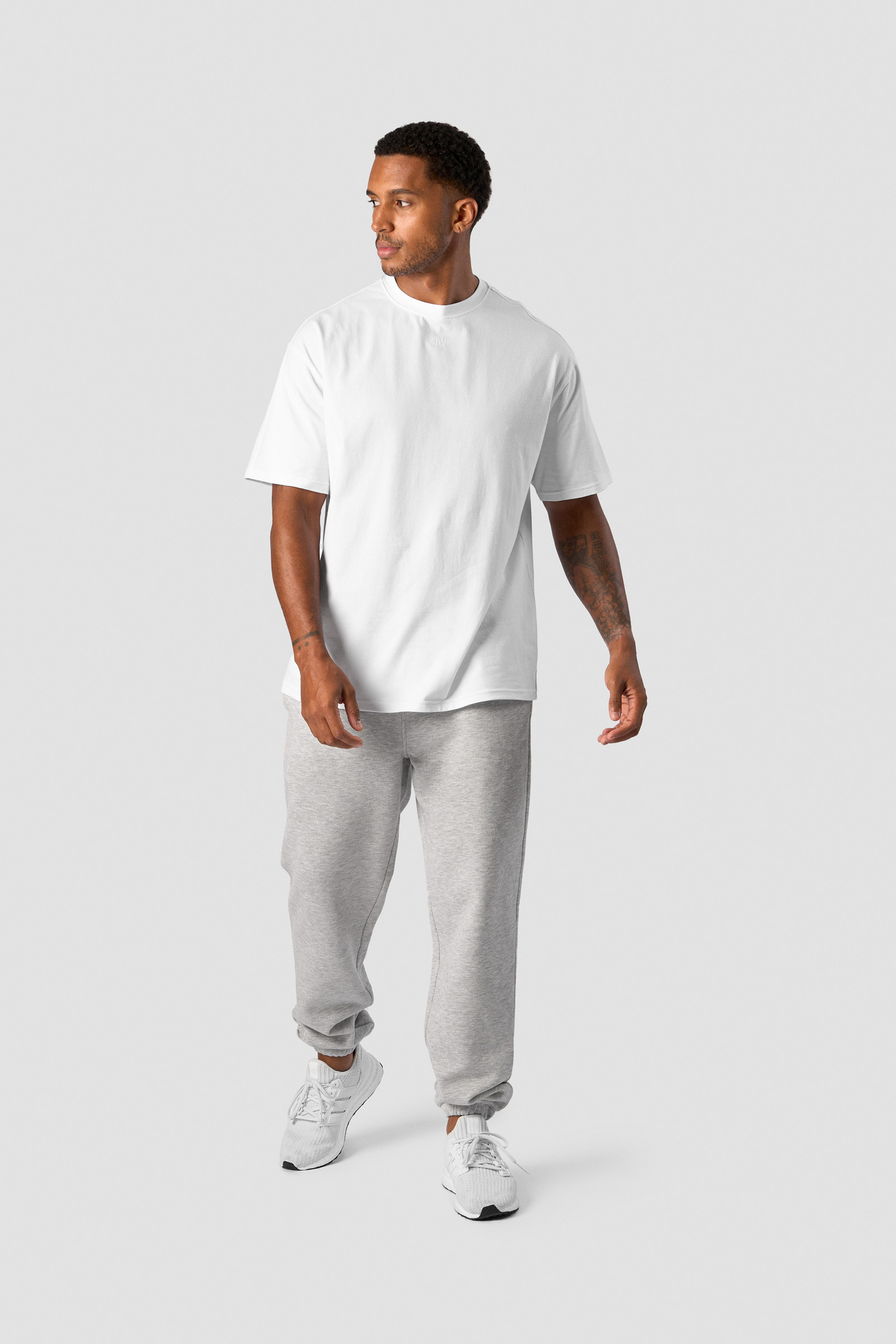 Everyday Sweatpants Men Light Grey Melange - Bild 4
