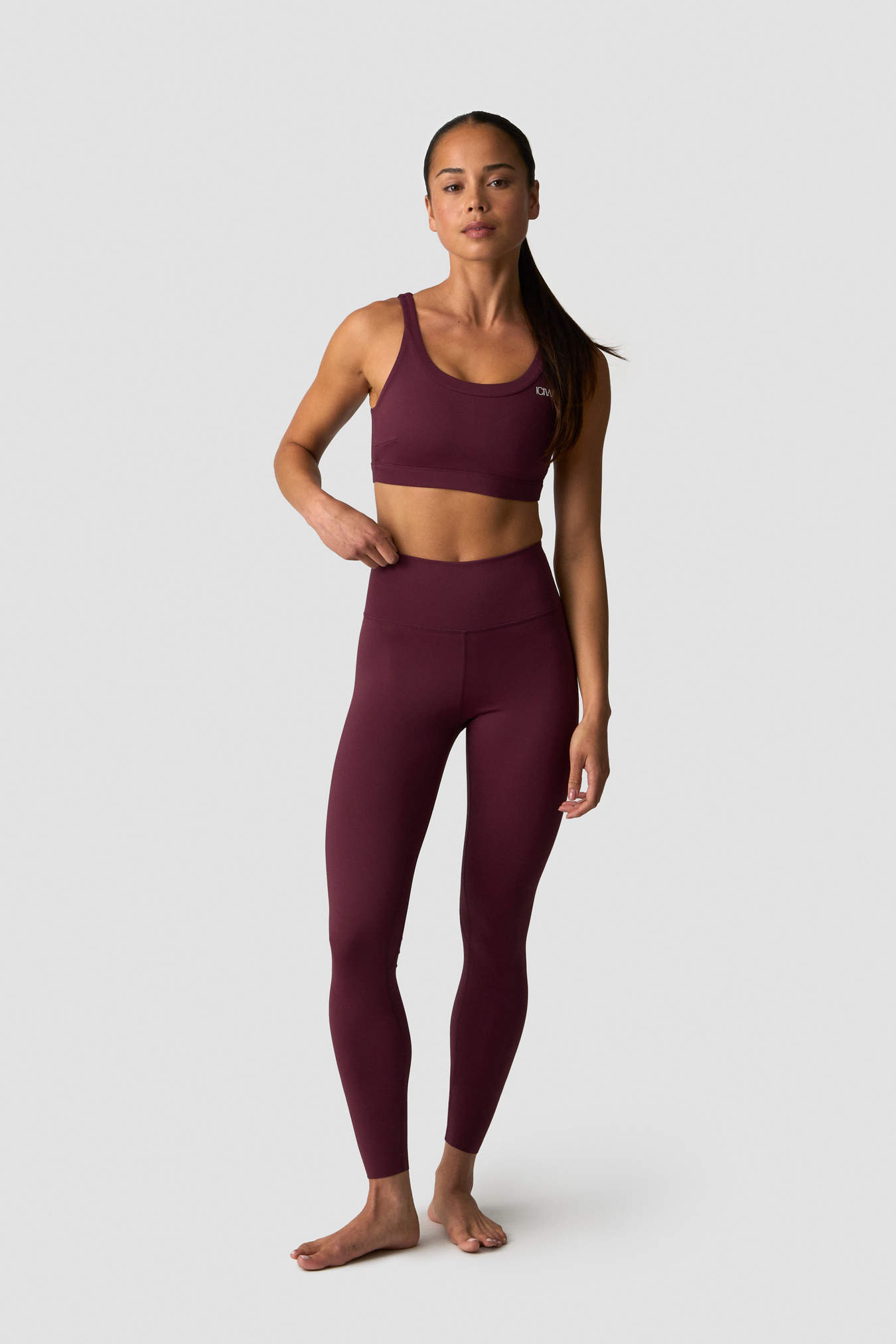 Nimble Sports Bra Dark Mahogany - imagen 3