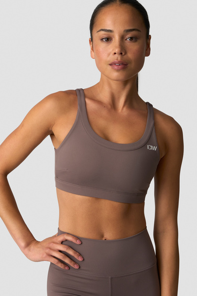 Nimble Sports Bra Dusty Brown - undefined