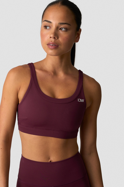 Nimble Sports Bra Dark Mahogany - undefined