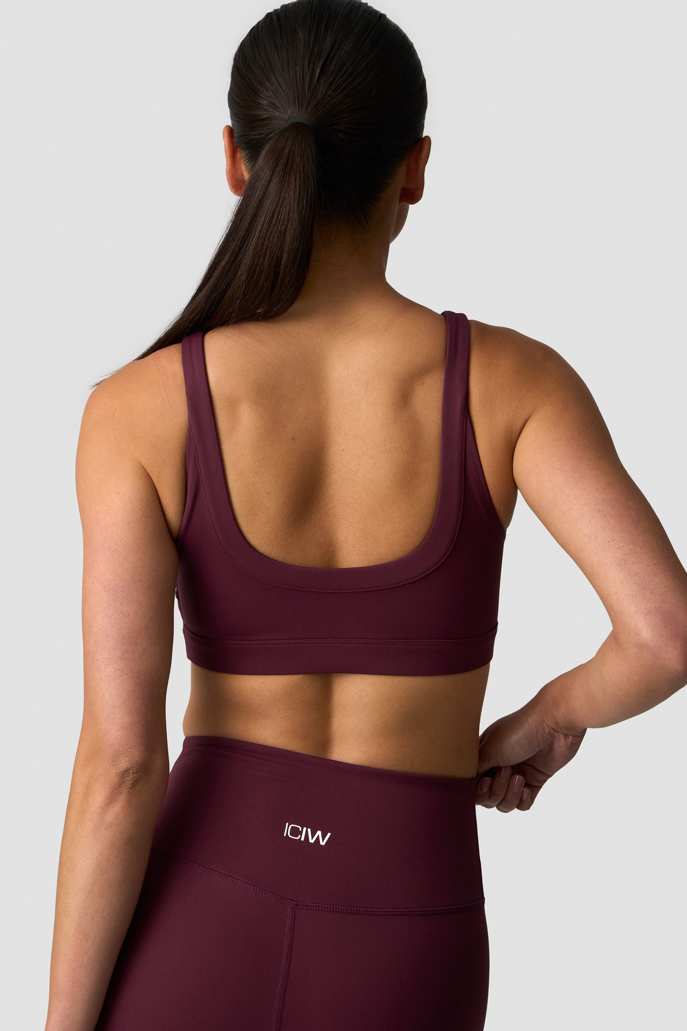 Nimble Sports Bra Dark Mahogany - imagen 1