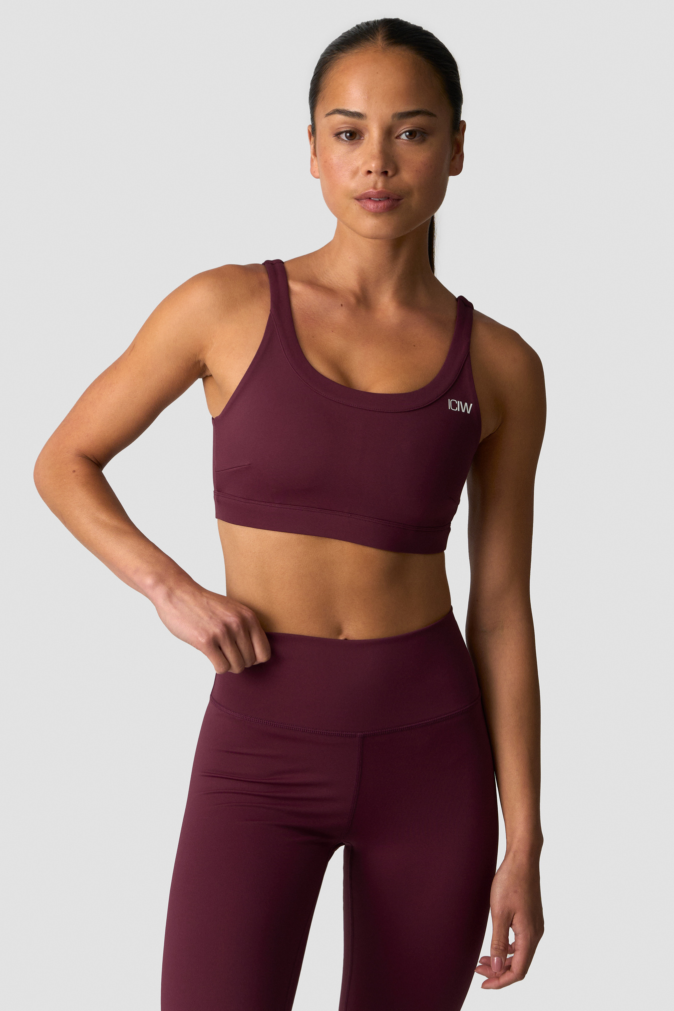 Nimble Sports Bra Dark Mahogany - imagen 2