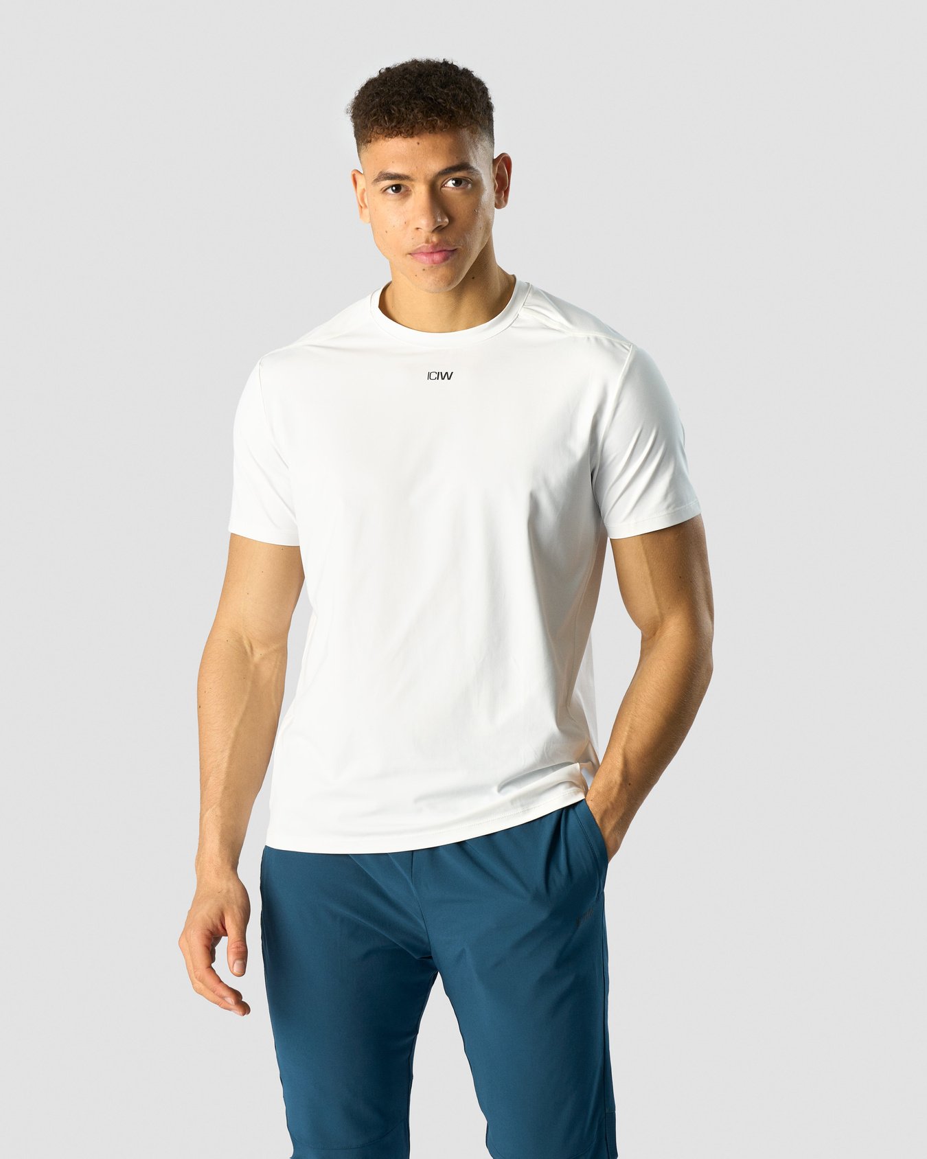 Charge T-shirt Men White - bilde 1