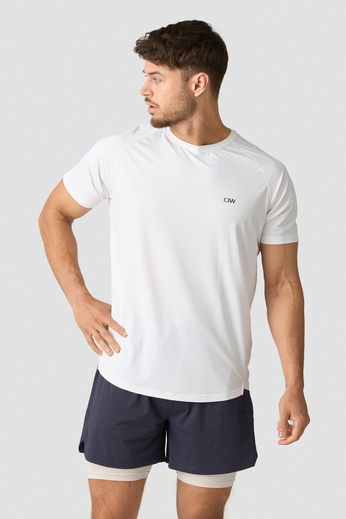 Stride Raglan T-shirt Men White - imagen 1