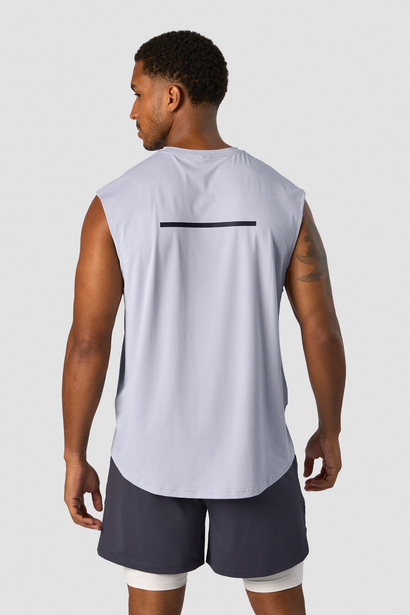 Stride Sleeveless T-shirt Men Light Blue - Bild 2