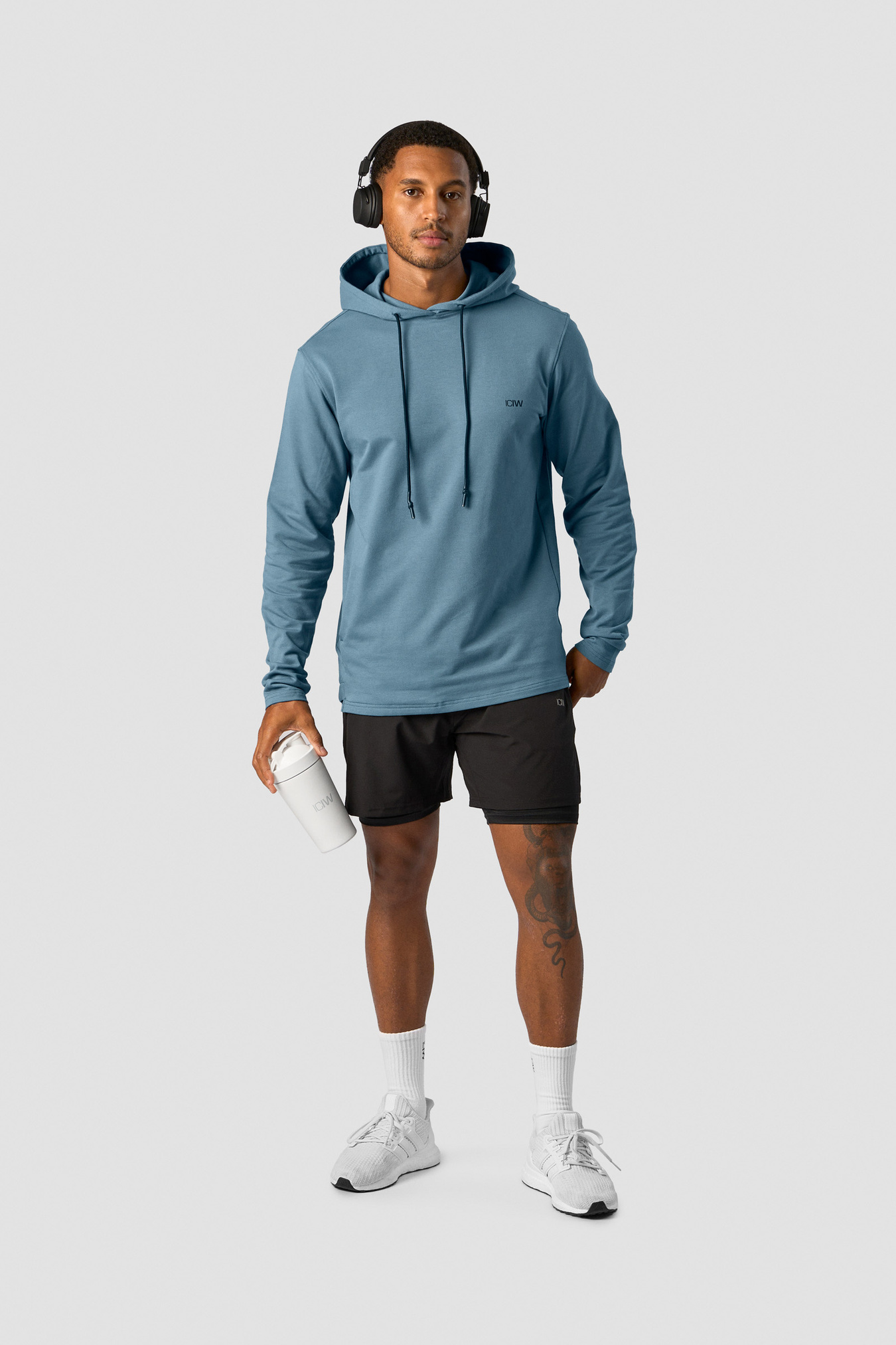 Stride Hoodie Men Steel Blue - billede 6