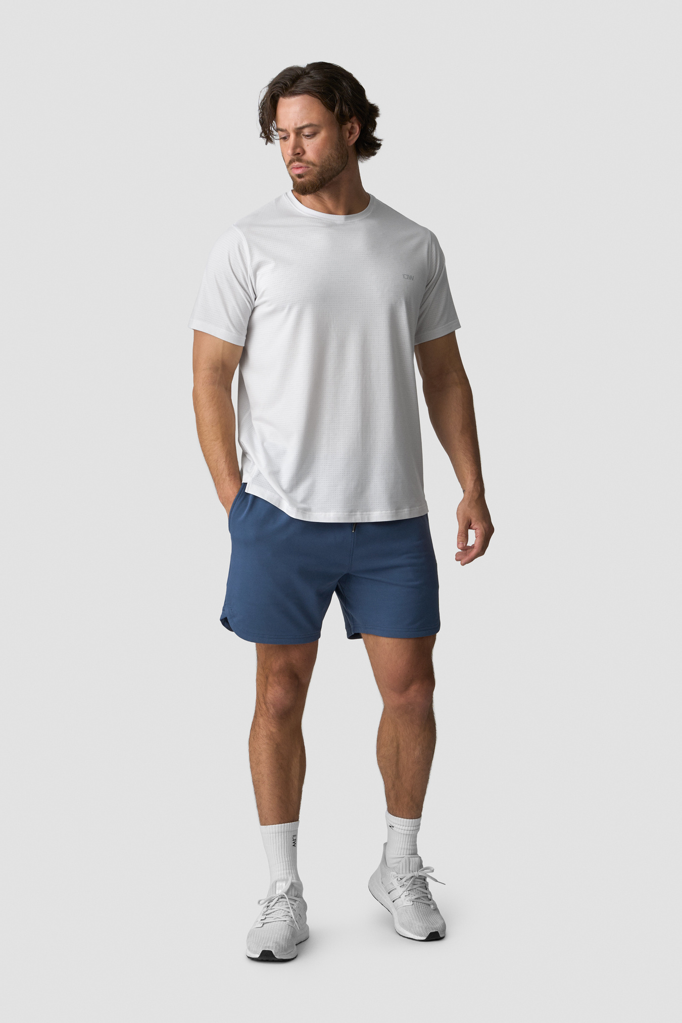 Stride Sweat Shorts Men Dusty Twilight Blue - Bild 3