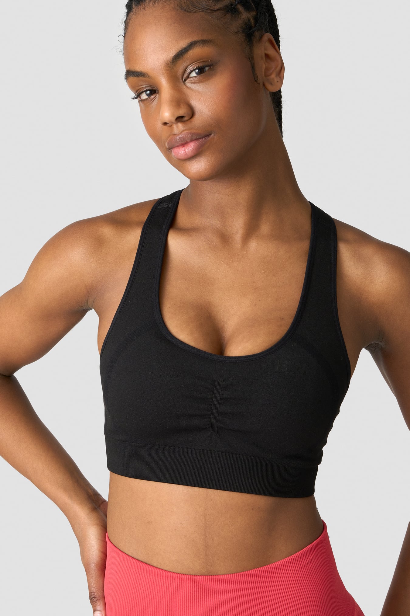 Rush Seamless Sports Bra Black - imagen 1