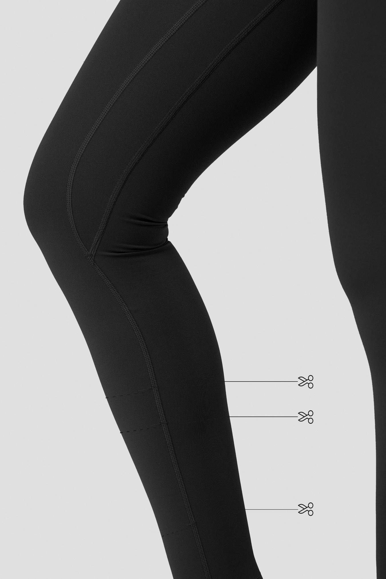 Nimble Curve Tights Black - afbeelding 5