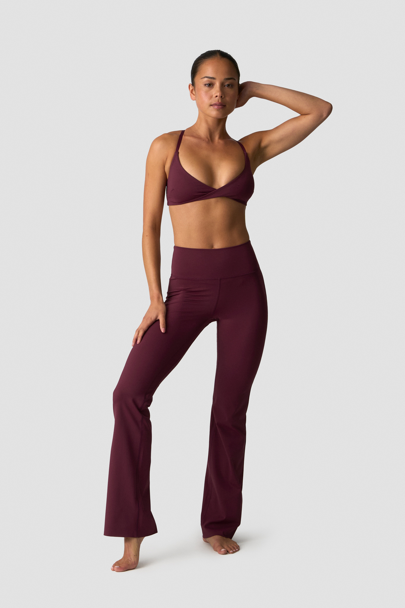 Nimble Flared Tights Dark Mahogany - image 3