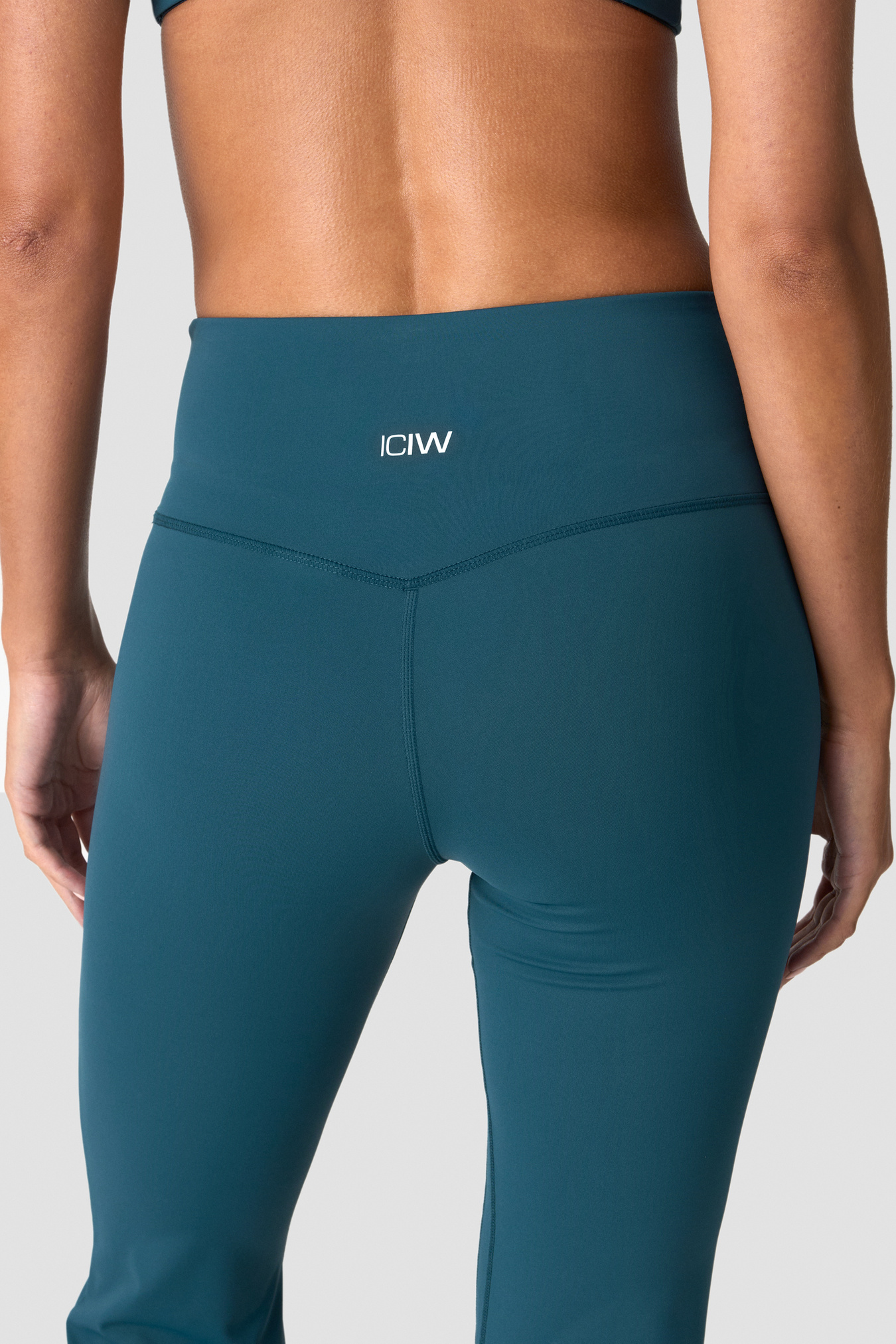 Nimble Flared Tights Teal - immagine $
