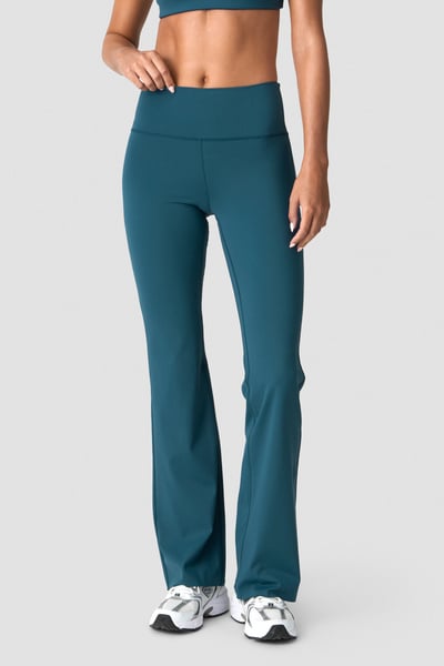 Nimble Flared Tights Teal - Blu