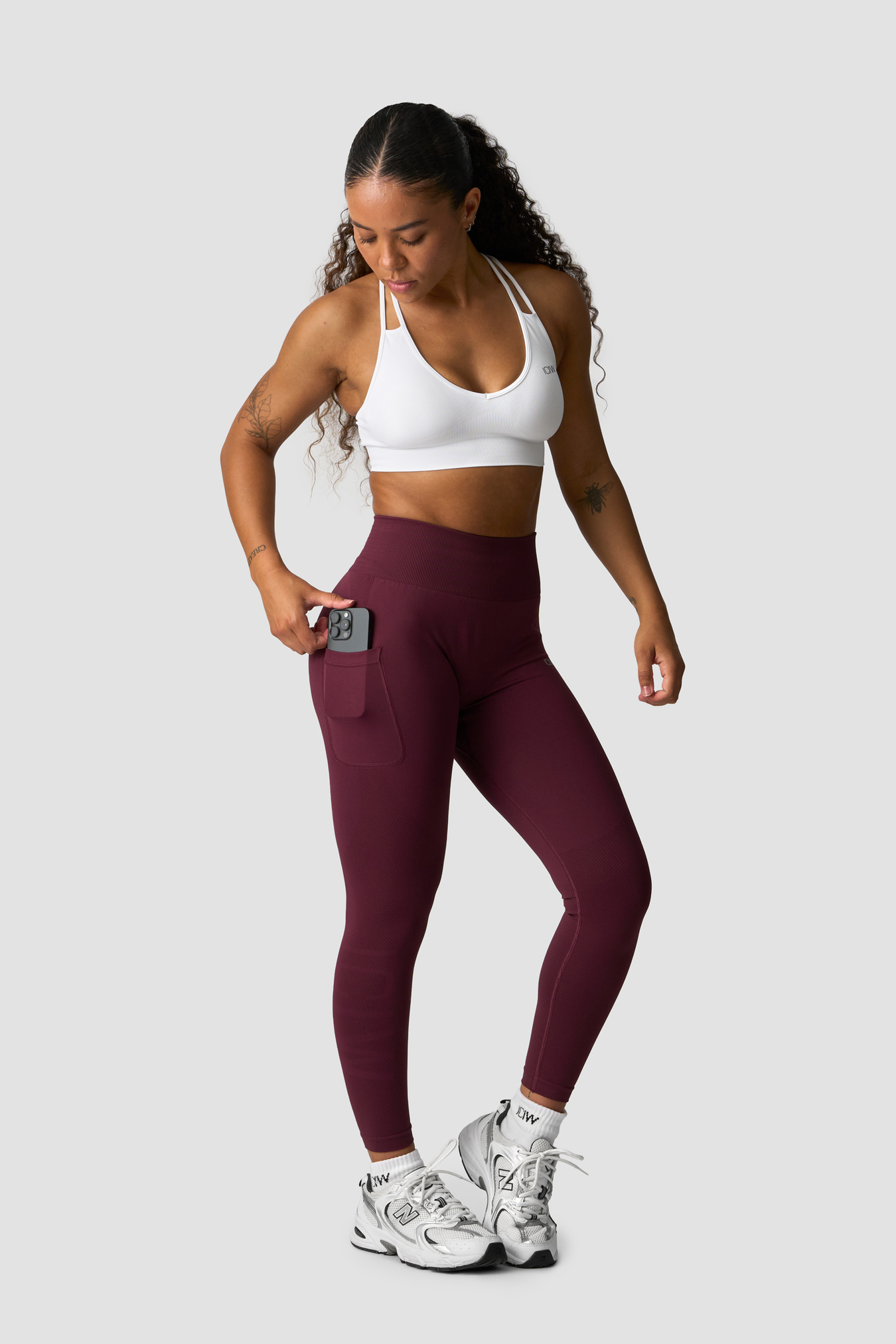 Define Seamless Pocket Tights Dark Mahogany - Bild 6