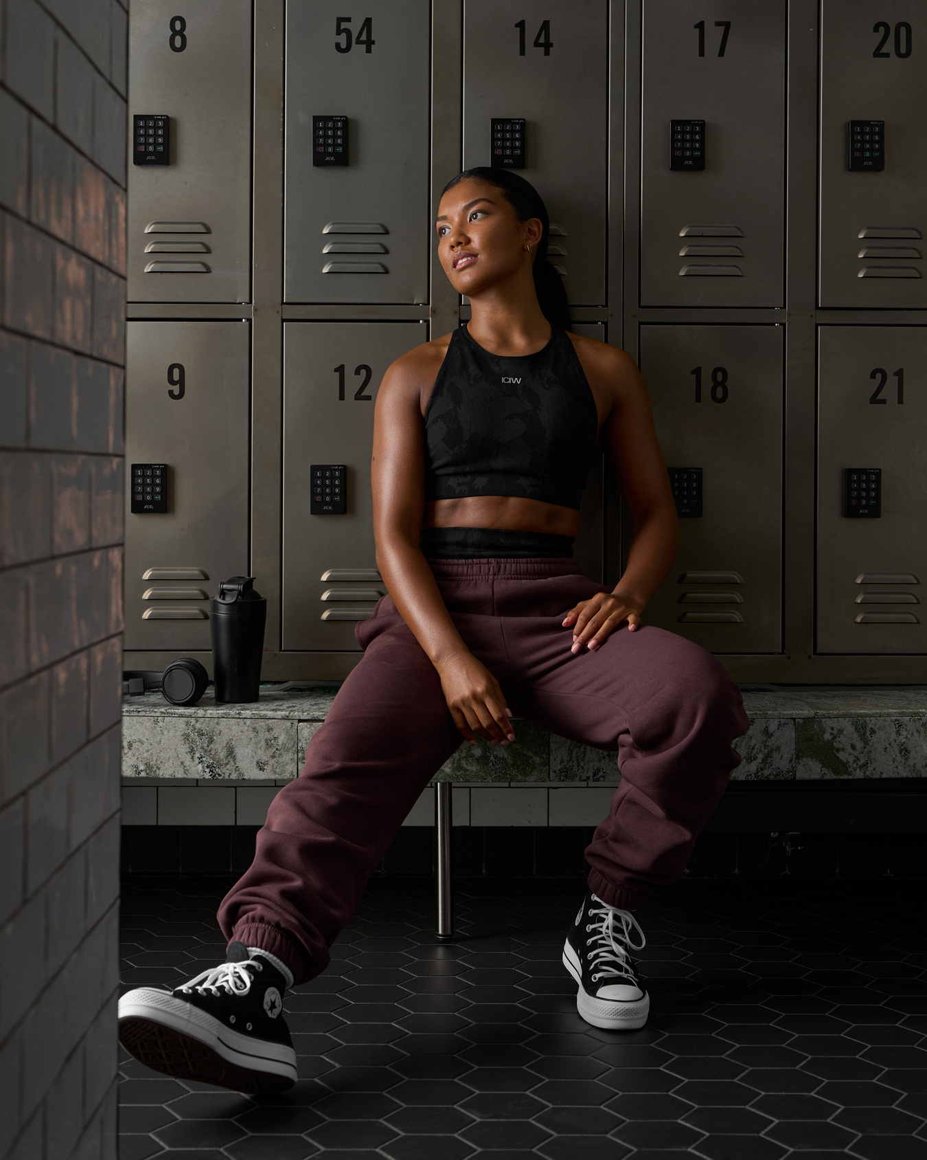 Everyday Sweatpants Wmn Burgundy - bild 6