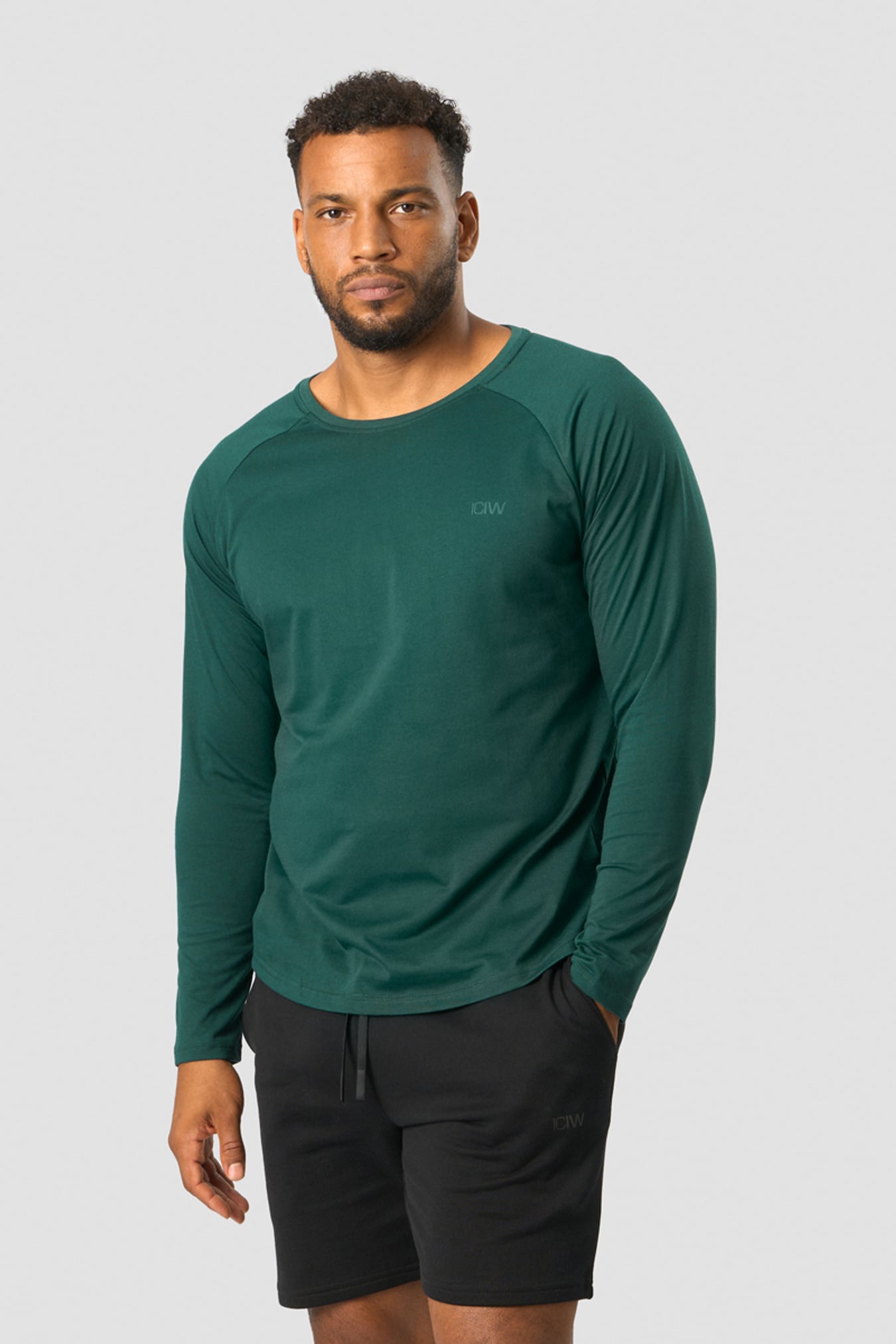 Training Club Raglan Long Sleeve Dk Teal - immagine $