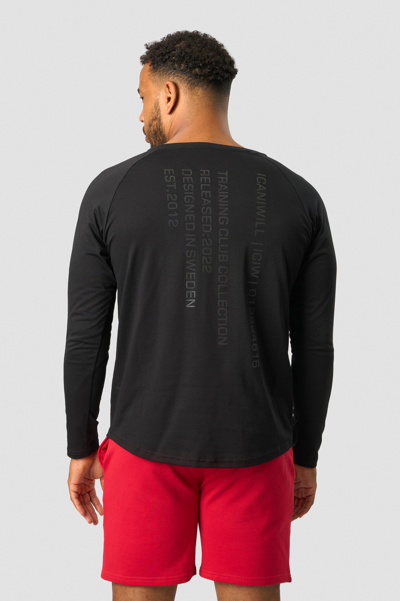 Training Club Raglan Long Sleeve Black - immagine $