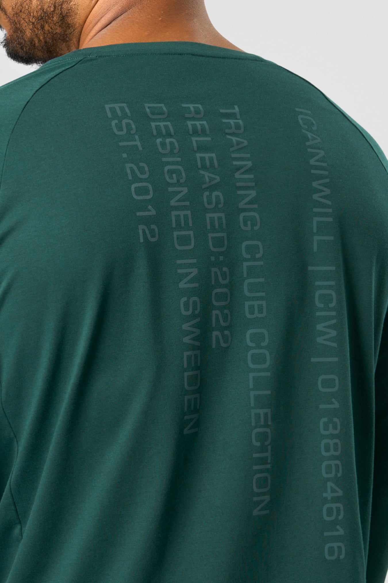 Training Club Raglan Long Sleeve Dk Teal - immagine $
