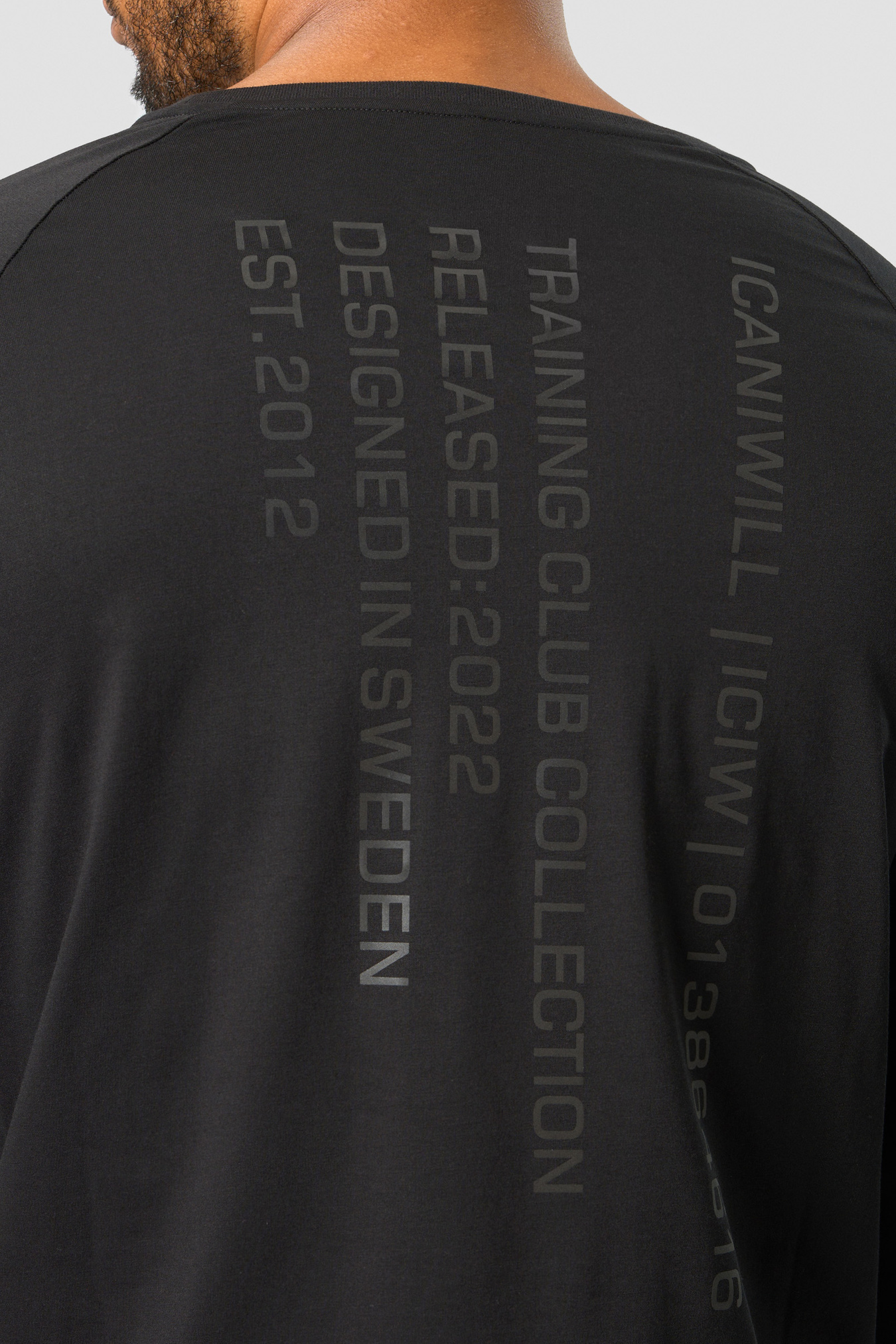 Training Club Raglan Long Sleeve Black - immagine $