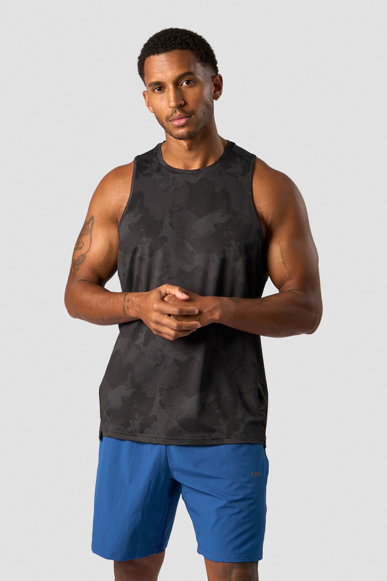 Training Club Tank Top Men Black Camo - afbeelding 1
