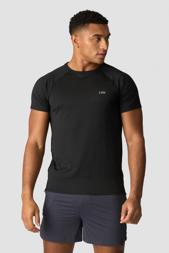 Training Mesh T-shirt Men Black