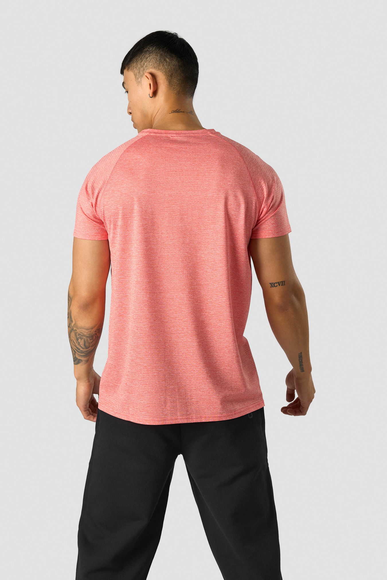 Training Mesh T-shirt Men Red Melange - image 2