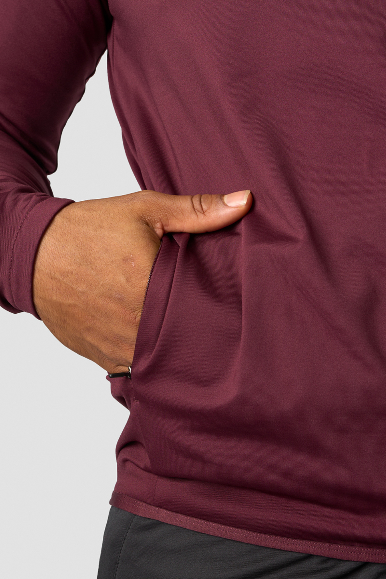 Ultimate Training 1/4 Zip Burgundy - image 3