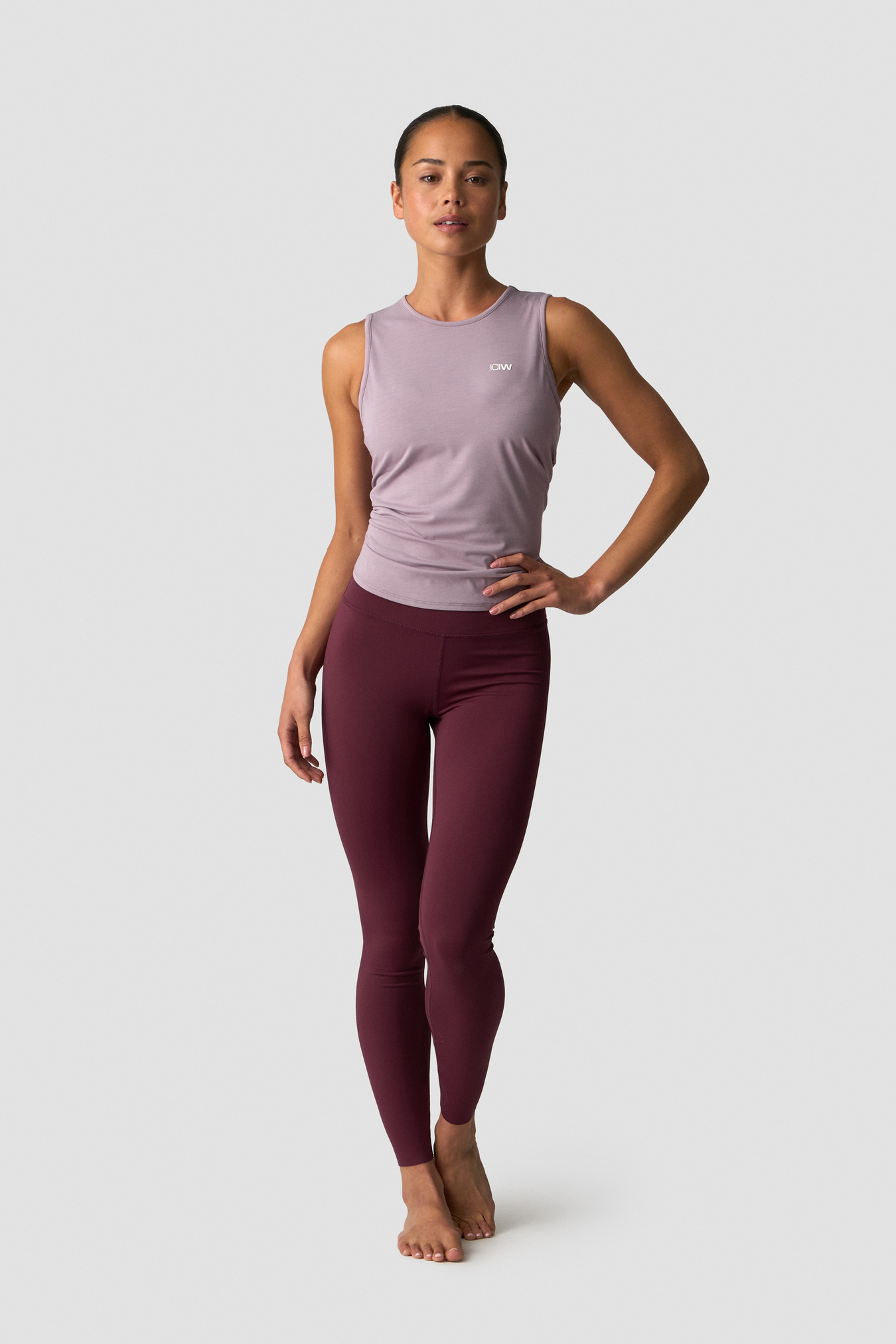 Empowering Open Back Tank Dusty Mauve - image 2