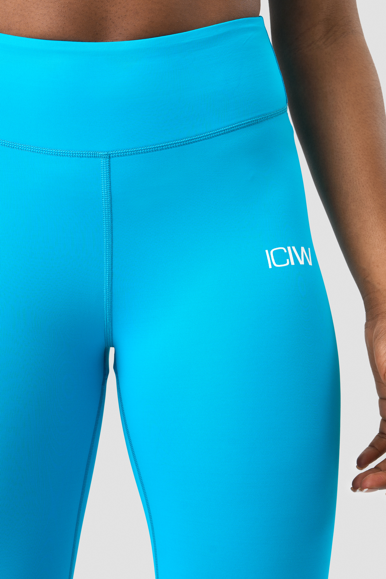 Scrunch V-shape Tights Blue - billede 4