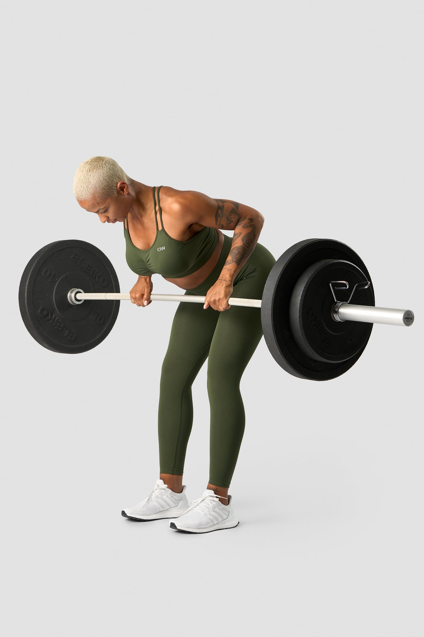 Define Seamless Scrunch Sports Bra Autumn Green - billede 5