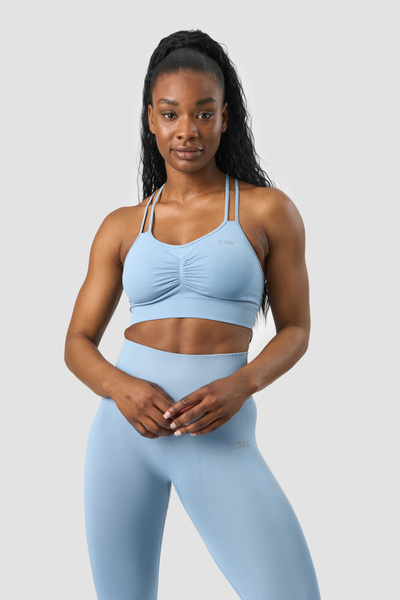 
                    Define Seamless Scrunch Sports Bra Dusty Blue
                    
                  