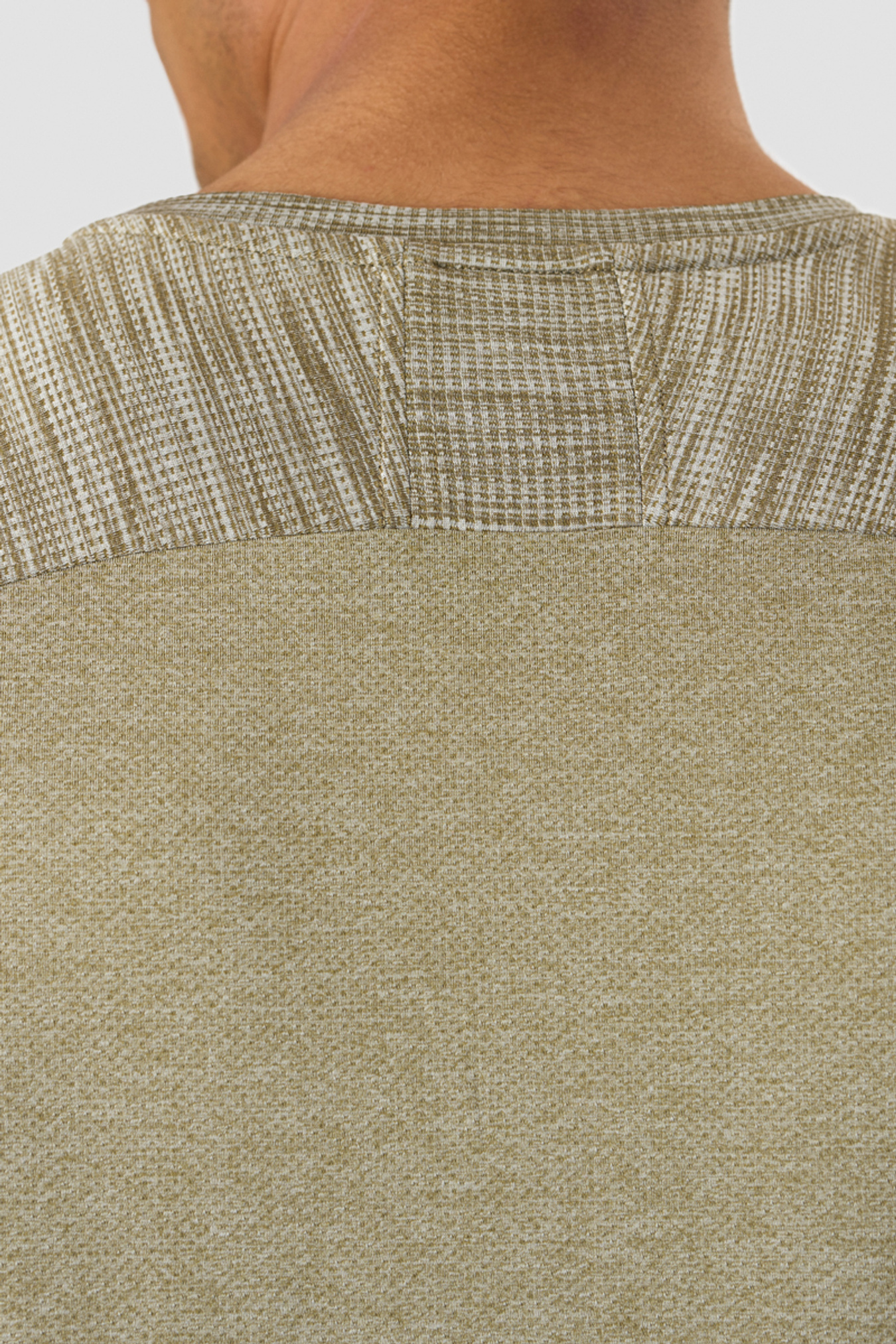 Workout Mesh T-shirt Men Light Green Melange - imagen 4