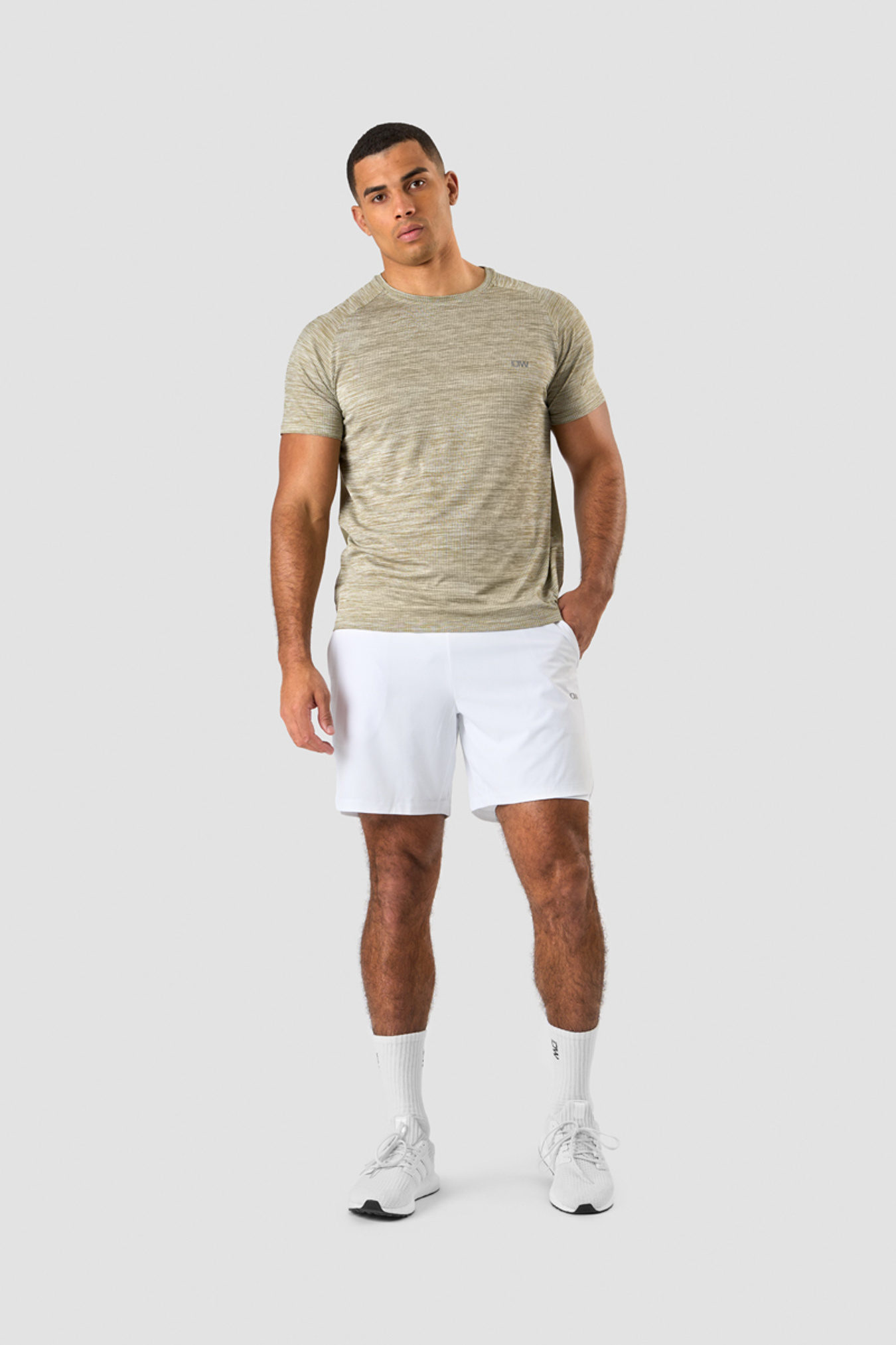 Workout Mesh T-shirt Men Light Green Melange - imagen 6